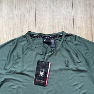 NWT Spyder Active Lightweight Athletic Performance Green T-Shirt Men’s XL